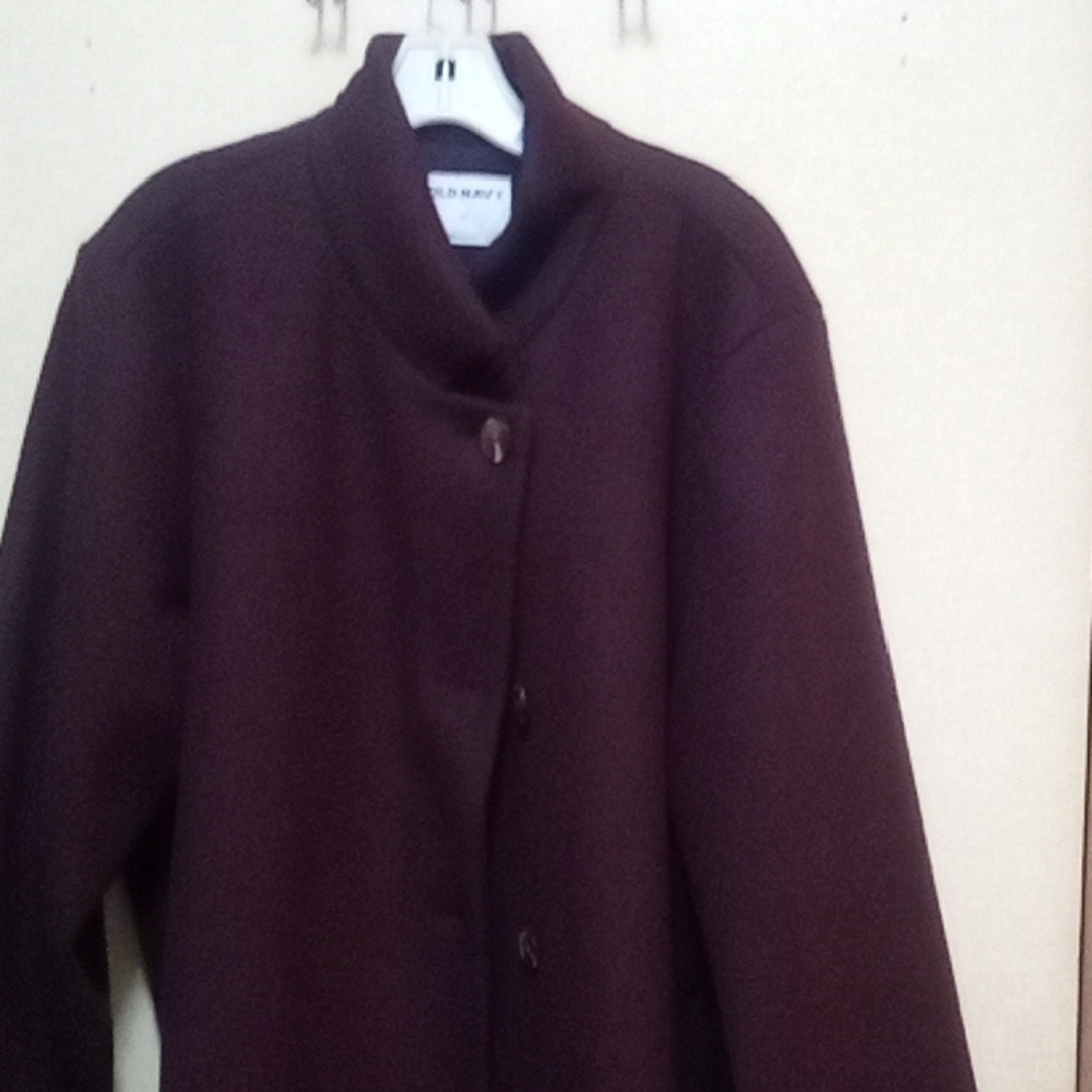 Old Navy Women's Burgundy  Coat